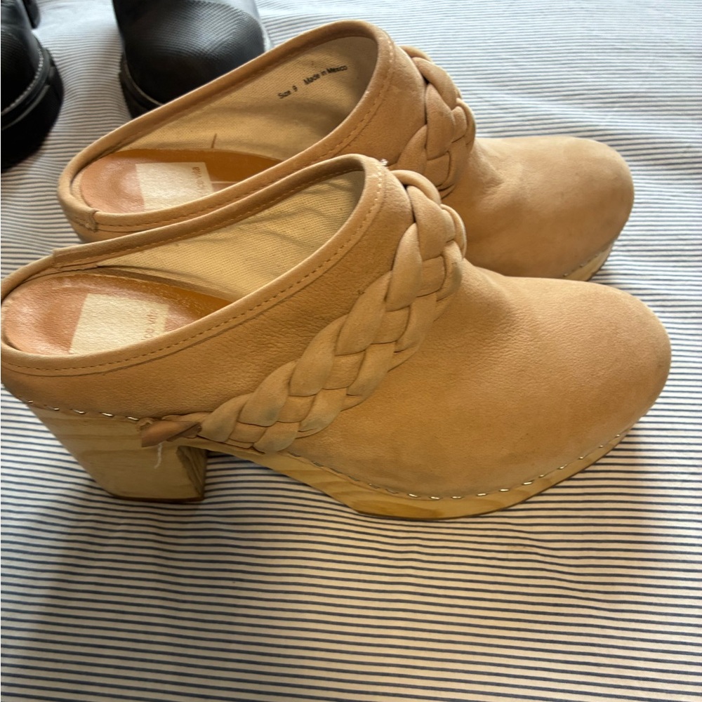 Dolce vita Beige Braided Mules